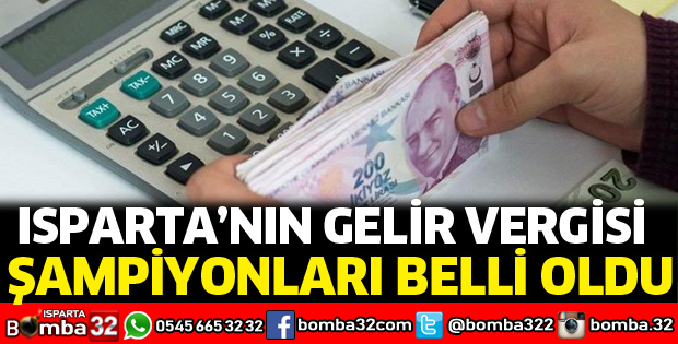 Gelir Vergisi Rekortmenleri açıklandı