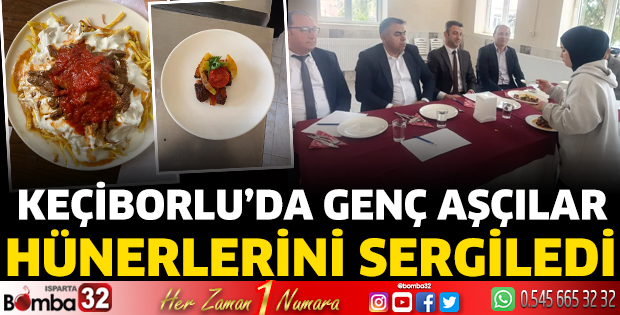Genç aşçılar hünerlerini sergiledi