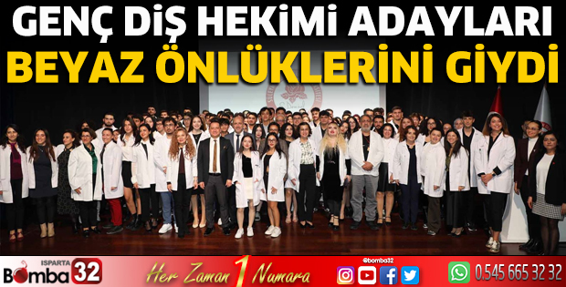 Genç Diş Hekimi adayları beyaz önlüklerini giydi