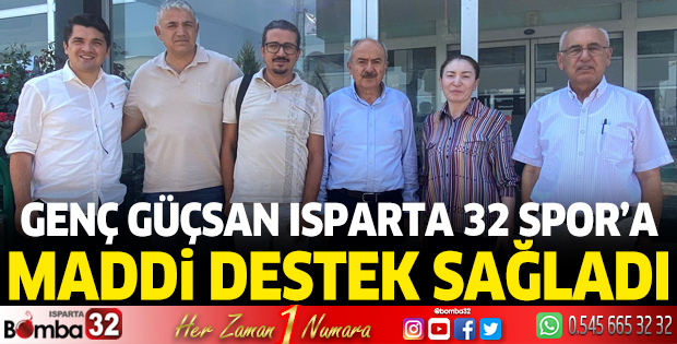 Genç Güçsan’dan Isparta32 Spor'a maddi destek
