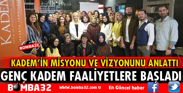 GENÇ KADEM TOPLULUĞU FAALİYETLERE BAŞLADI