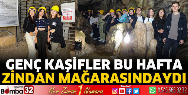 Genç kaşifler bu hafta Zindan Mağarasındaydı