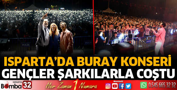Gençler Buray’la coştu