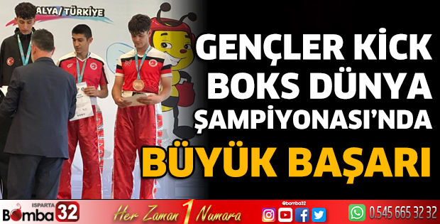 Gençler Kick Boks Dünya Şampiyonası’nda Büyük Başarı