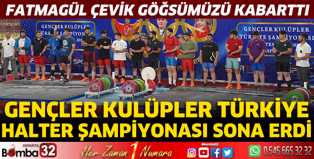 Gençler Kulüpler Türkiye Halter Şampiyonası sona erdi