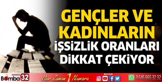 Gençler ve kadınların işsizlik oranları dikkat çekiyor