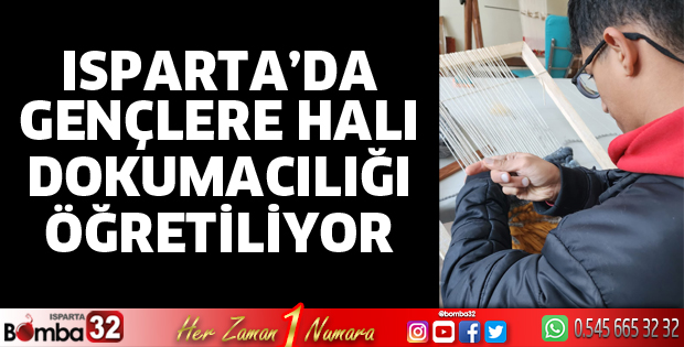Gençlere halı dokumacılığı eğitimi