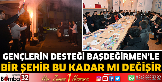 Gençlerin desteği Başkan Başdeğirmen’le