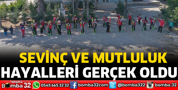 GENÇLERİN HAYALLERİ GERÇEK OLDU