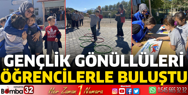 Gençlik gönüllüleri öğrencilerle buluştu