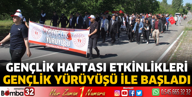 Gençlik Haftası etkinlikleri gençlik yürüyüşü ile başladı