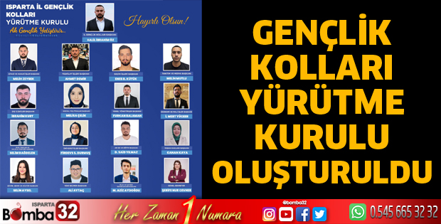 Gençlik kolları yürütme kurulu oluşturuldu