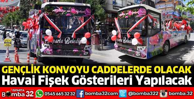 Gençlik konvoyu caddelerde olacak
