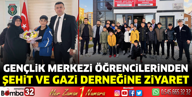 Gençlik merkezi öğrencilerinden ziyaret