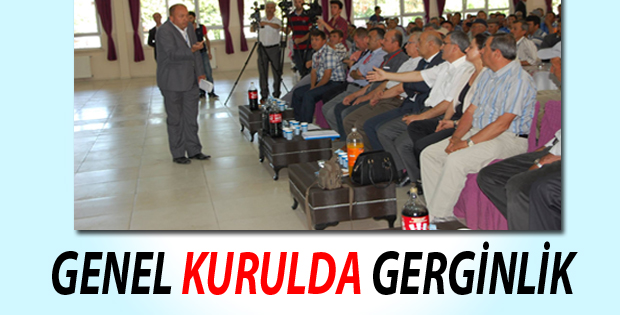 GENEL KURULDA GERGİNLİK 