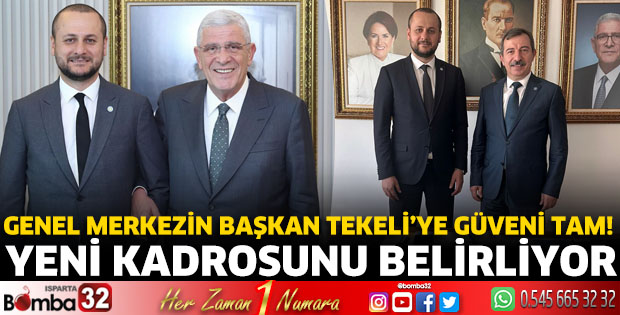 Genel Merkezin Başkan Tekeli’ye güveni tam!