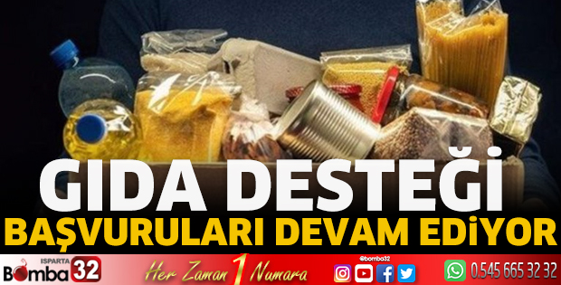 Gıda desteği başvuruları devam ediyor