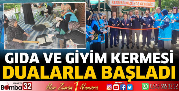 Gıda ve Giyim Kermesi Başladı