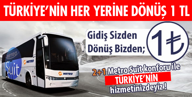 GİDİŞ SİZDEN DÖNÜŞ BİZDEN