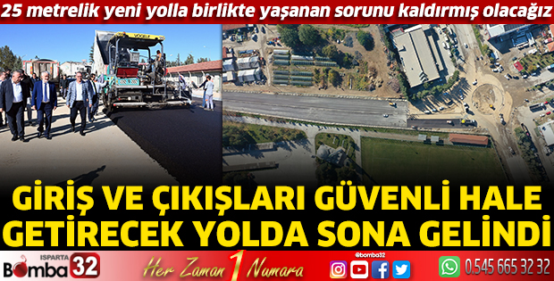 Giriş ve çıkışları güvenli hale getirecek yolda sona gelindi