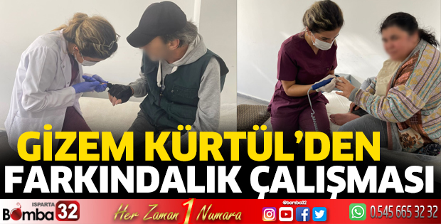 Gizem Kürtül’den farkındalık çalışması