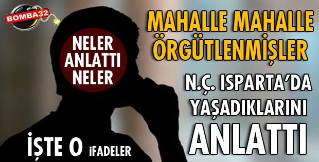 GİZLİ TANIK YAŞADIKLARINI ANLATTI