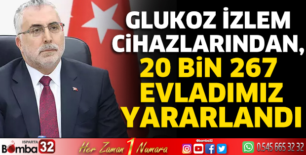 Glukoz izlem cihazlarından, 20 bin 267 evladımız yararlandı