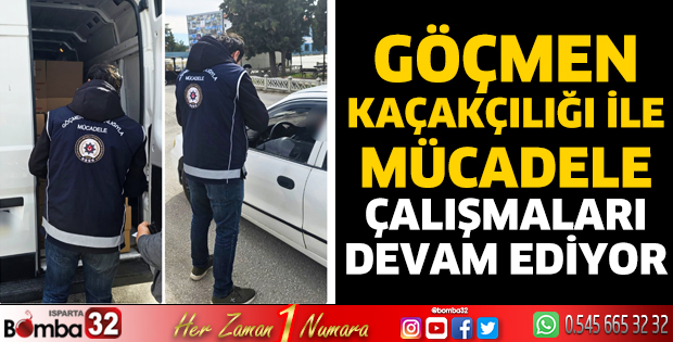 Göçmen kaçakçılığı ile mücadele çalışmaları devam ediyor