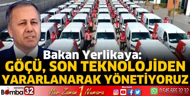 Göçü, son teknolojiden yararlanarak yönetiyoruz