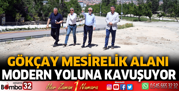 Gökçay mesirelik alanına modern ulaşım