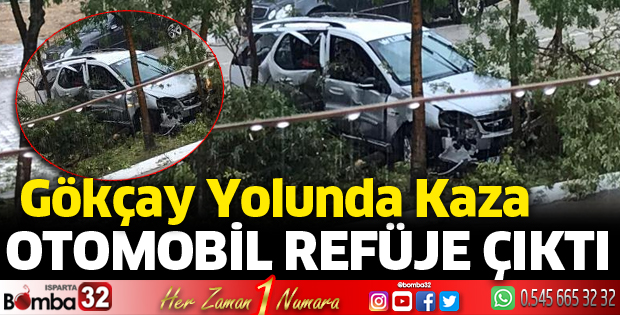 Gökçay yolunda kaza