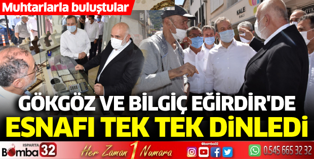 Gökgöz ve Bilgiç Eğirdir'de