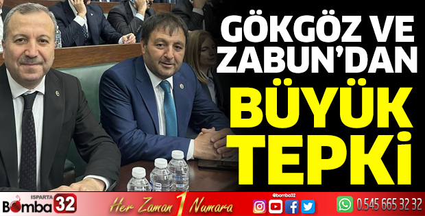 Gökgöz ve Zabun'dan tepki
