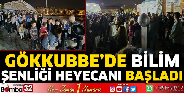 Gökkubbe’de Bilim Şenliği heyecanı başladı