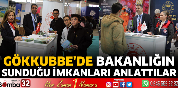 Gökkubbe'de bakanlığın sunduğu imkanları anlattılar 