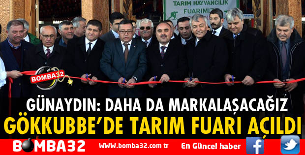 GÖKKUBBE'DE TARIM FUARI AÇILDI