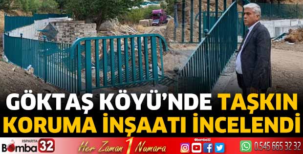 Göktaş’ta Taşkın Koruma İncelemesi