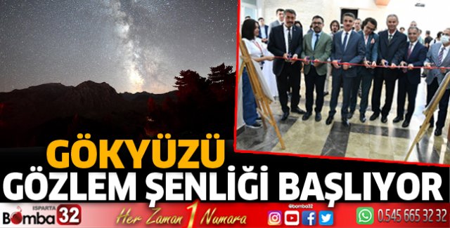 Gökyüzü Gözlem Şenliği Başlıyor