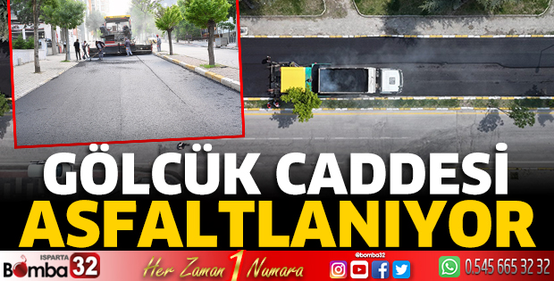 Gölcük Caddesi asfaltlanıyor
