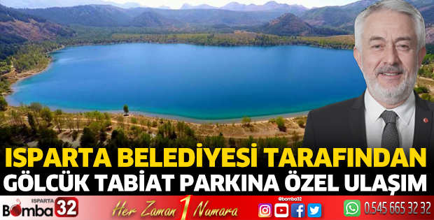 Gölcük tabiat parkına özel ulaşım