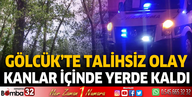 Gölcük'te talihsiz olay