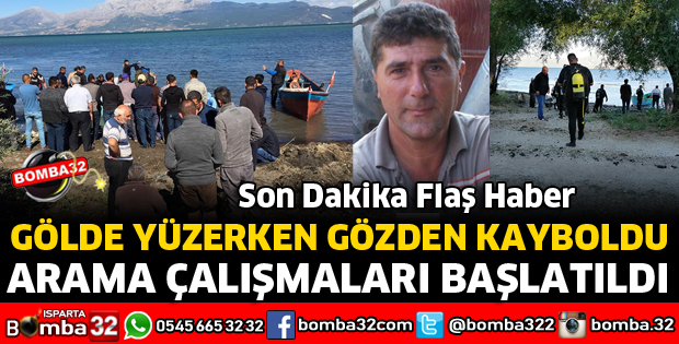 GÖLDE ARAMA ÇALIŞMALARI TEKRAR BAŞLATILDI