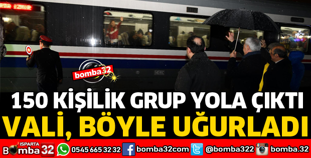 GÖLLER EKSPRES YOLCULARINI VALİ UĞURLADI