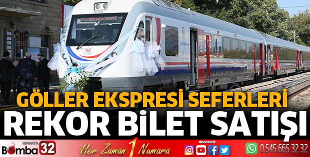 Göller Ekspresi büyük ilgi görüyor
