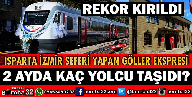 GÖLLER EKSPRESİ, İLK 2 AYDA REKOR YOLCUYA ULAŞTI