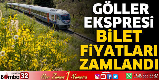 Göller ve Güller Ekspresi bilet fiyatlarına zam