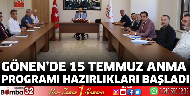 Gönen’de 15 Temmuz Hazırlığı