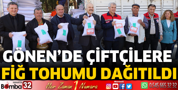 Gönen’de çiftçilere fiğ tohumu dağıtıldı  
