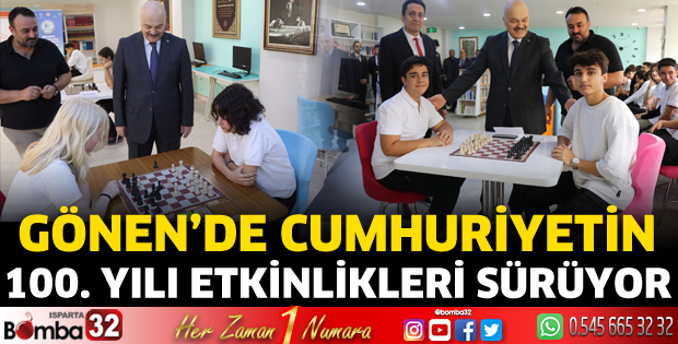Gönen’de cumhuriyetin 100. yılı etkinlikleri sürüyor
