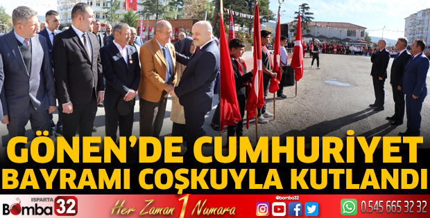 Gönen'de Cumhuriyet Bayramı coşkuyla kutlandı